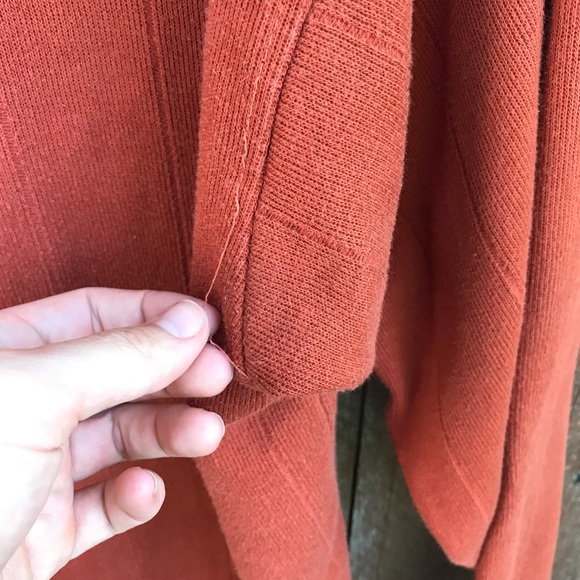 Mens top burnt orange sweater XL haggar fall shirt - Picture 7 of 7